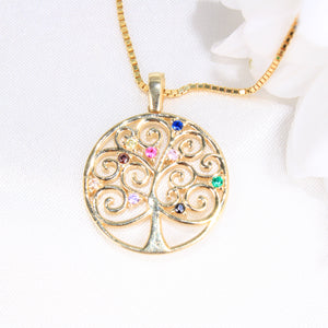 14K Gold Tree of Life Pendant