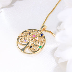 14K Gold Tree of Life Pendant