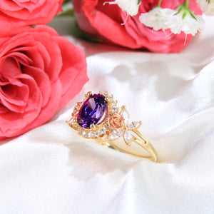 14K Yellow Gold CZ Ring