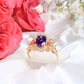 14K Yellow Gold CZ Ring