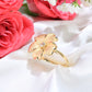 14K Gold Flower Ring
