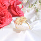 14K Gold Flower Ring