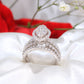 14K White Gold Diamond Engagement Ring