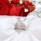 14K White Gold Diamond Engagement Ring