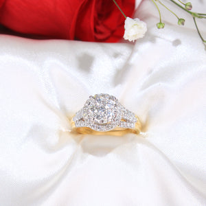 14K Gold Diamond Engagement Ring