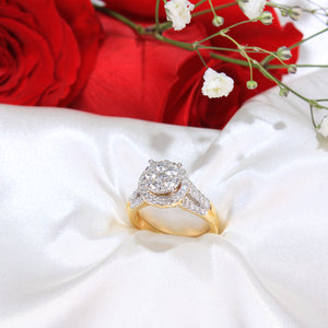 14K Gold Diamond Engagement Ring