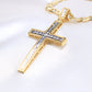 14K Yellow Gold Crucifix Charm