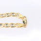 14K Yellow Gold 2tone Solid Gucci Link Chain 6mm 24in