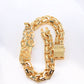 14K Yellow Gold CZ St Jude Bracelet