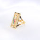 14K Yellow Gold CZ St Jude Ring