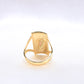 14K Yellow Gold CZ St Jude Ring