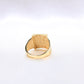 14K Yellow Gold Nugget Men's Ring