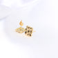 14K Yellow Gold Nugget Earrings