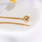 14K Yellow Gold Flexible Charm Bracelet