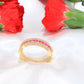 14K Yellow Gold CZ Ring