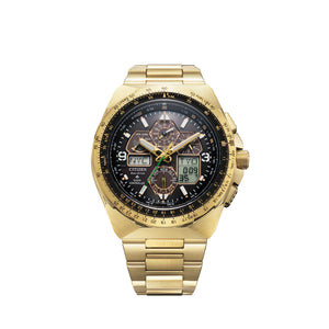 Citizen Promaster Skyhawk Gold-Tone Eco-Drive Watch JY8144-50E
