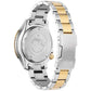 Rear view of the Citizen Promaster NY0154-51L highlighting the engraved fugu (pufferfish) case back.