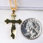 14K Two-Tone Gold Crucifix Charm