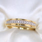 10K Yellow Gold Diamond Wedding Trio Set Rings
