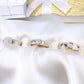 10K Yellow Gold Diamond Wedding Trio Set Rings