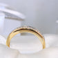 10K Yellow Gold Diamond Wedding Trio Set Rings