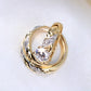 14K Wedding Trio Set Rings