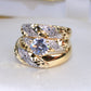 14K Wedding Trio Set Rings