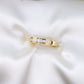 10K Yellow Gold Diamond Wedding Trio Set Rings