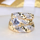 14K Wedding Trio Set Rings