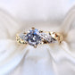 14K Wedding Trio Set Rings