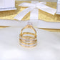 10K Yellow Gold Diamond Wedding Trio Set Rings