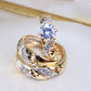 14K Wedding Trio Set Rings