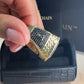 14K Men's Monaco Ring Black Edition