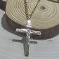 14K Yellow Gold Crucifix Charm