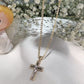 14K Yellow Gold Cross Charm