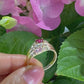 14K Yellow Gold CZ Mothers Ring