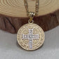 14K Yellow Gold Saint Benedict Charm