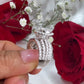 14K White Gold Diamond Engagement Ring