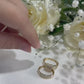 14K Gold Heart Ring Set Of 2