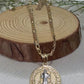 14K Yellow Gold Saint Benedict Charm