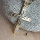 14K Yellow Gold Crucifix Charm