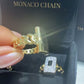 14K Monaco Ring Classic Plain - Plain Link