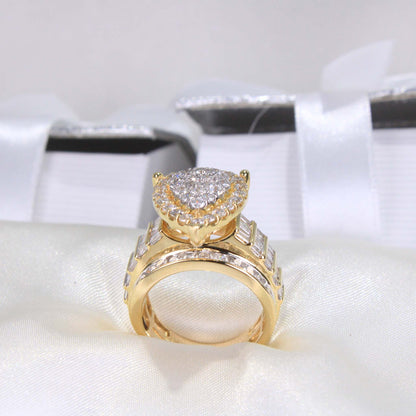 10K Yellow Gold Diamond Ring