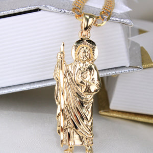 14K Yellow Gold St. Jude Pendant