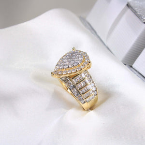 10K Yellow Gold Diamond Ring