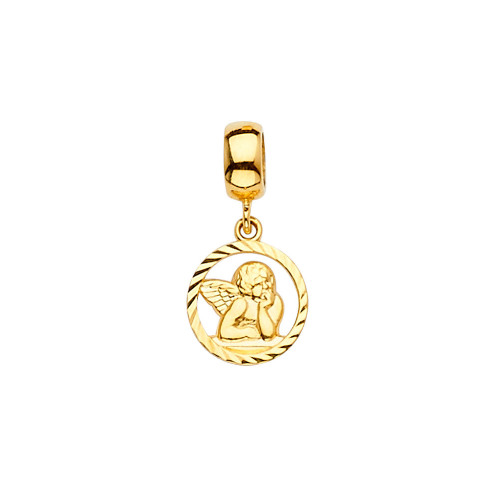 14K Yellow Gold Angle Dangle Charm