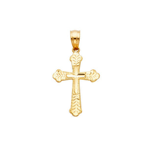 Cross Charms14K Yellow Gold Cross Charm
Cross Charms
Material Type–14k Gold Cross Charms
 
Approximate Dimensions Cross Charms
Height 25mm (Including Bail) Cross Charms
Length 1All CharmsAlexanderAlexander Gold & DiamondsCross Charms