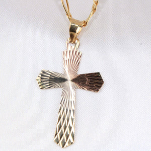 14K Tricolor Gold Cross Charm14K Tricolor Gold Cross Charm
Chain Sold Separately 14K Tricolor Gold Cross Charm
 
Material Type–14k Gold 14K Tricolor Gold Cross Charm
Approximate Dimensions 14K TAll CharmsAlexanderAlexander Gold & Diamonds14K Tricolor Gold Cross Charm