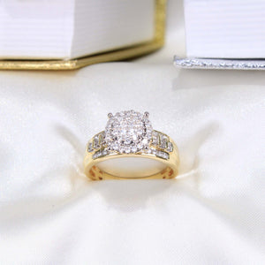 10K Yellow Gold Diamond Ring