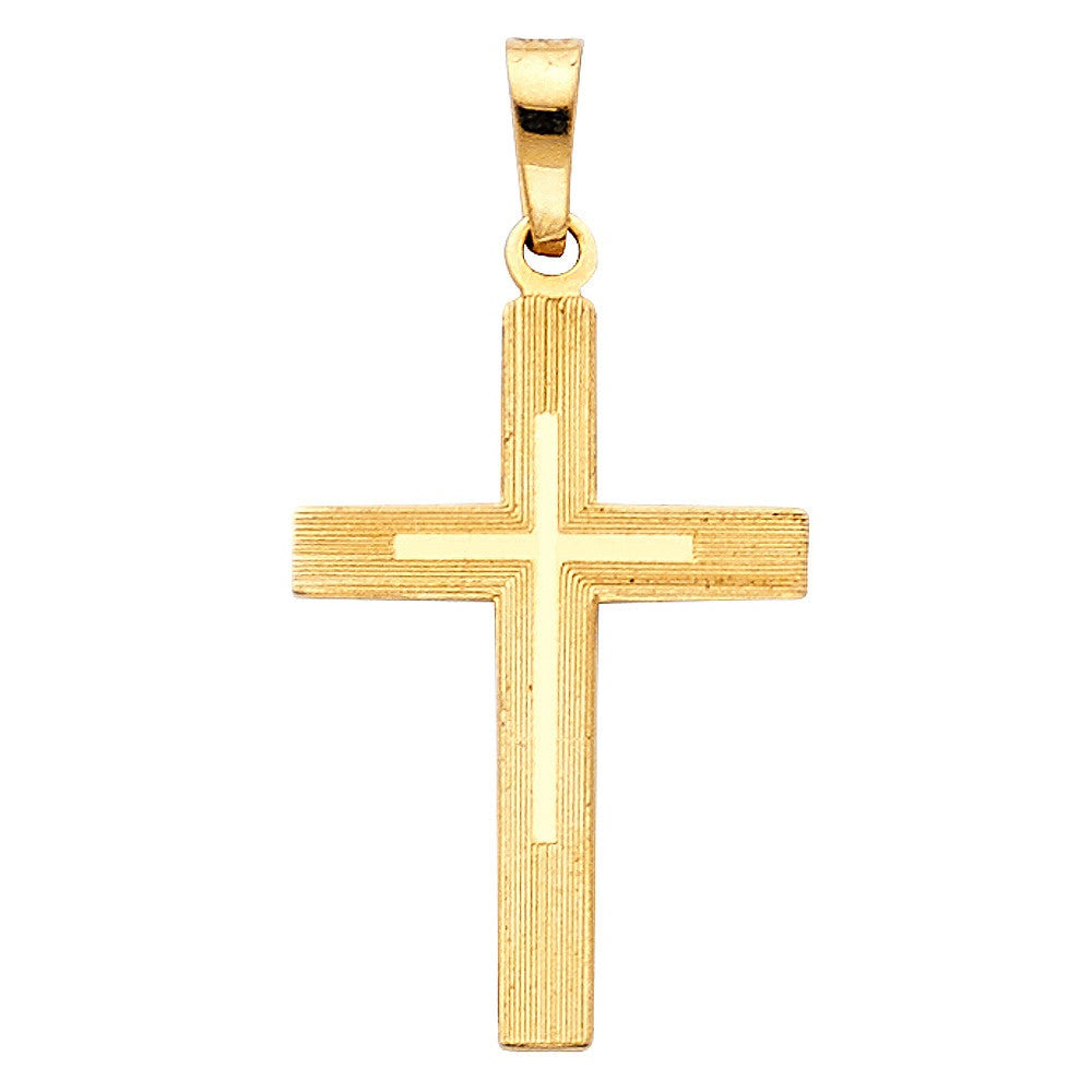 14K Yellow Gold Cross Charm14K Yellow Gold Cross Charm
Chain Sold Separately 14K Yellow Gold Cross Charm
 
Material Type–14k Gold 14K Yellow Gold Cross Charm
Approximate Dimensions 14K Yellow All CharmsAlexanderAlexander Gold & Diamonds14K Yellow Gold Cross Charm
